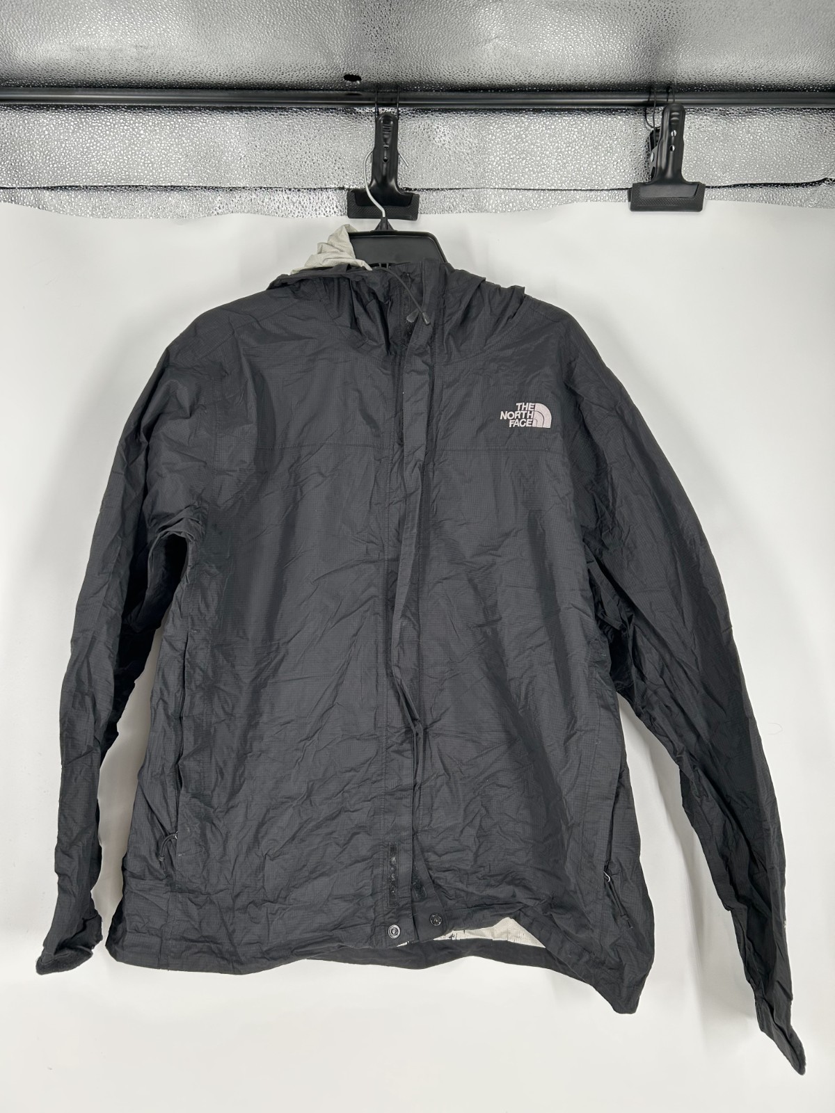 The North Face Hyvent 2.5L Waterproof Jacket Mens L Hooded Windbreaker Softshell