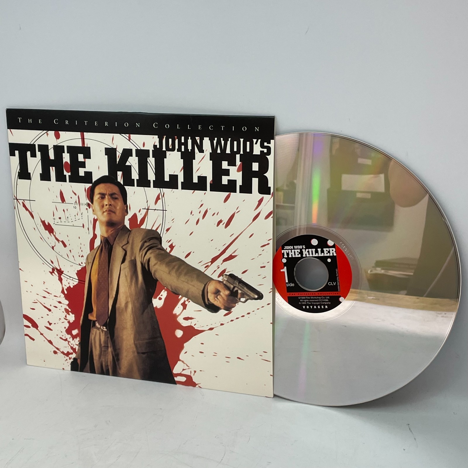 John Woo's The Killer Laserdisc Movie Criterion Collection 1995 Edition VG+/VG+