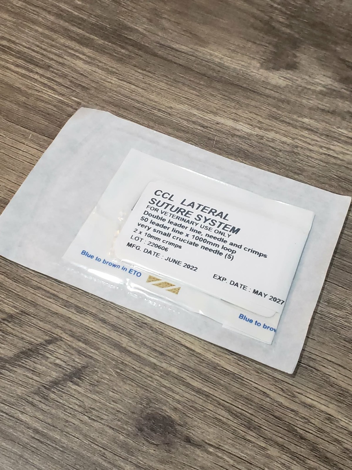 Double Line and Needle, w/ Crimps, X-Small Needle, 50 lb.