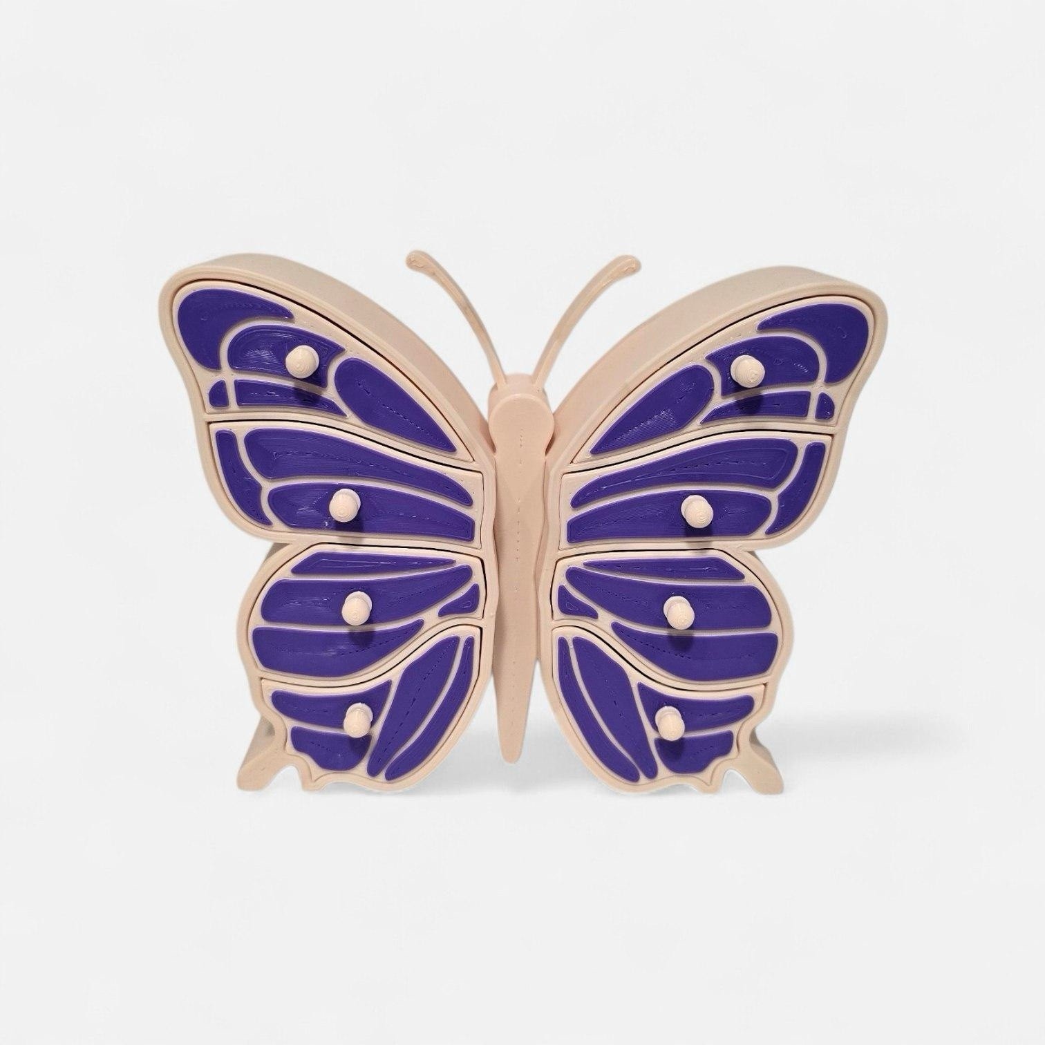 3D Printed Butterfly Jewelry Box