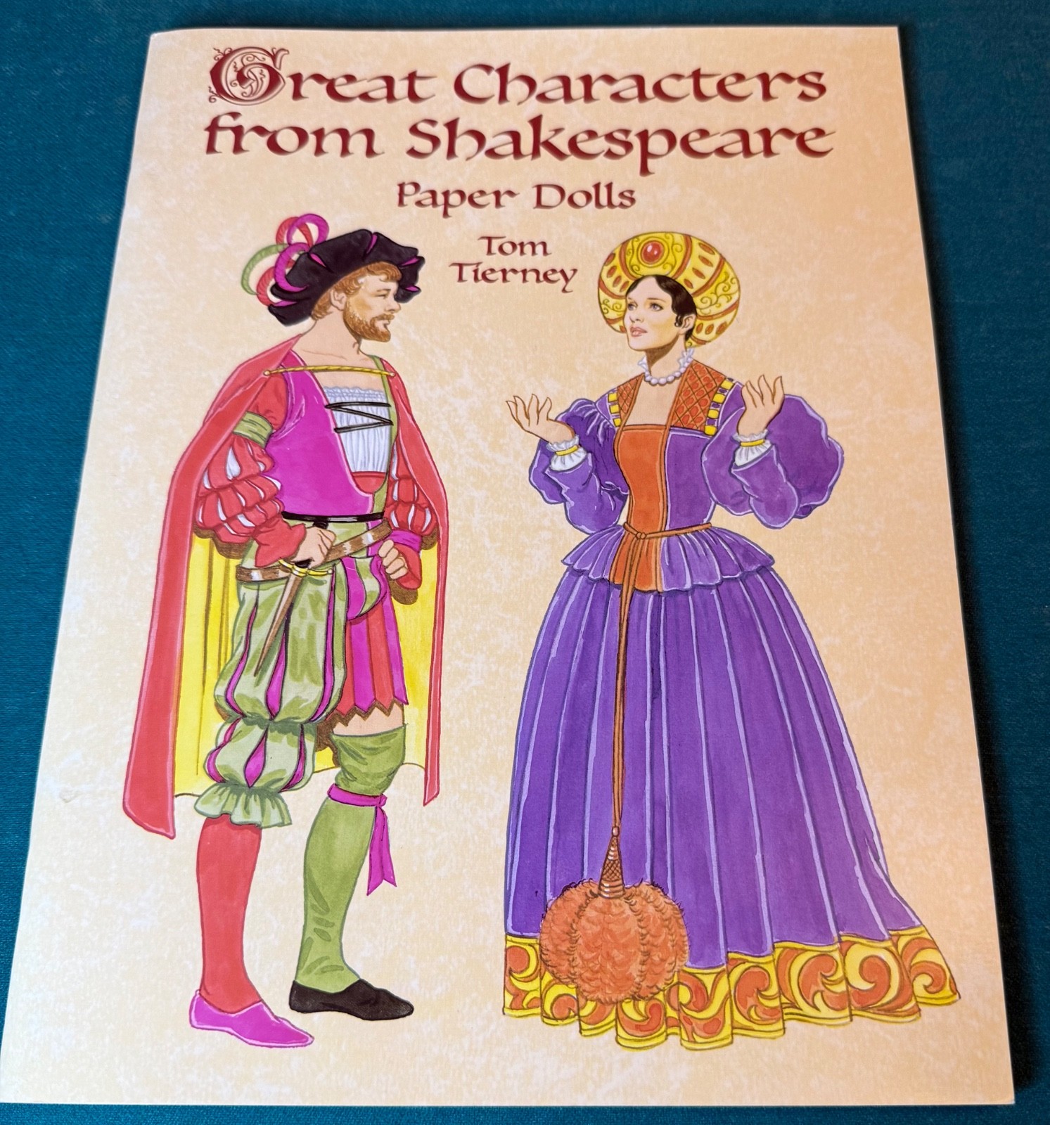 Vintage 2000 Tom Tierney Great Characters From Shakespeare Paper Doll Book Uncut