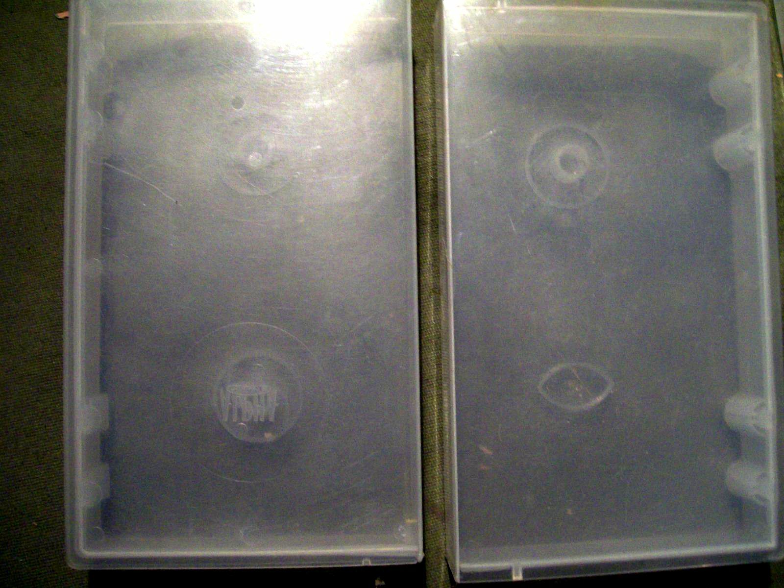 5 Clear VHS Soft Plastic Protective Cases