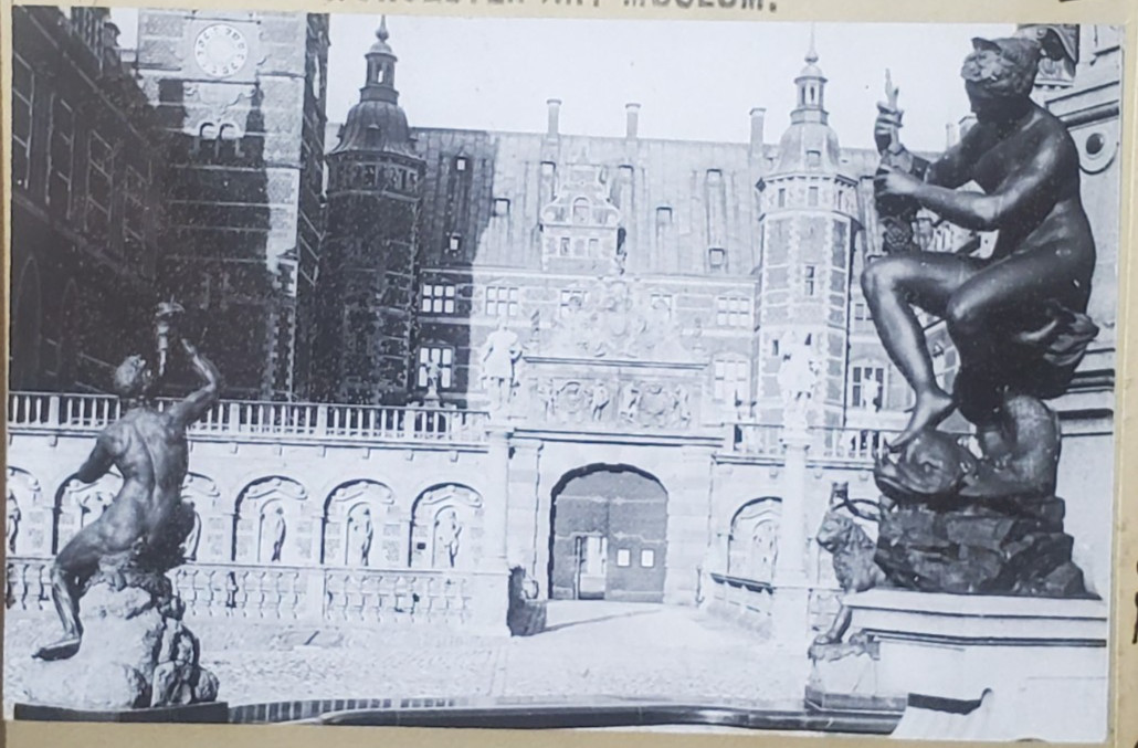 Frederiksborg Castle, (Hillerød) Denmark, Magic Lantern Glass Slide