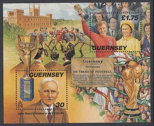 Guernsey - Yvert 39 ** Mnh Football Sheets