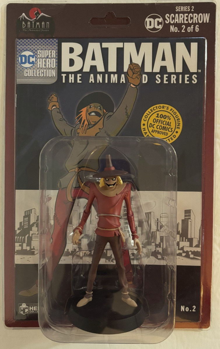 SEALED-2018 Eaglemoss Batman: The Animated Series Series 2 #2-Scarecrow