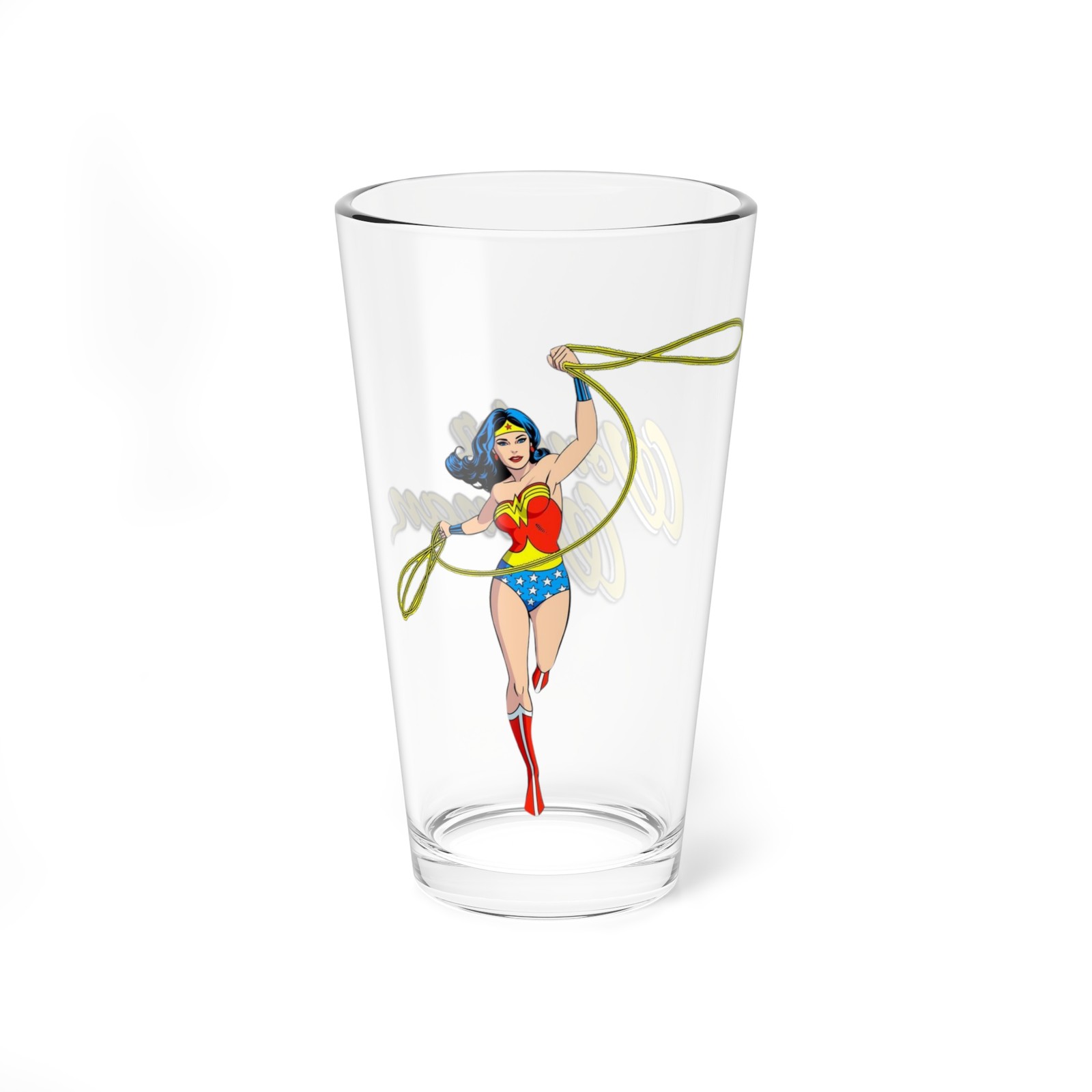 Wonder Woman Mixing Glass, 16oz, Comic, Super Friends