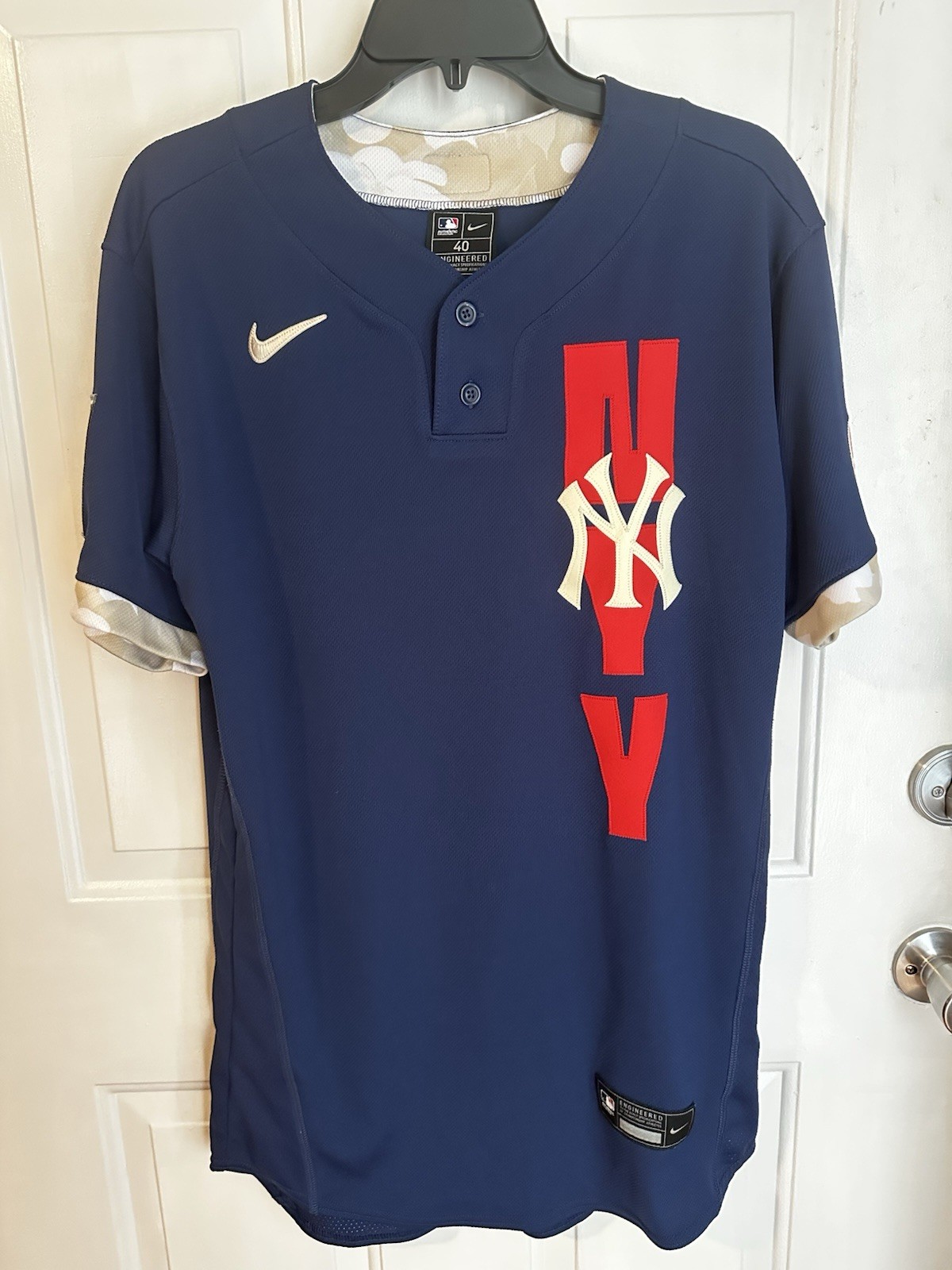 2021 MLB All Star Game New York Yankees Nike AUTHENTIC Jersey Sz 40 Blank
