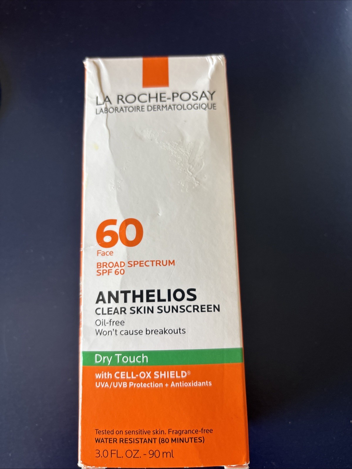 La Roche-Posay Anthelios Clear Skin Sunscreen 3.0 FL OZ 90 ml SPF 60 Fac 03/26