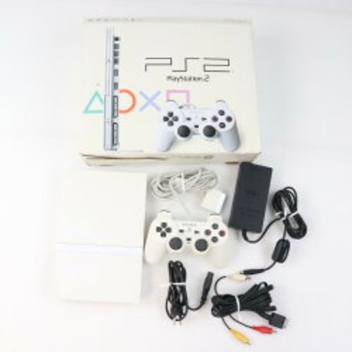 PlayStation 2 Slim Ceramic White SCPH-77000CW Console Only Tested Japan