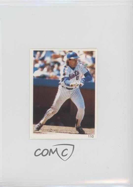 1987 Red Foley's Best Baseball Book Ever Stickers Gary Carter #110 HOF 0q3