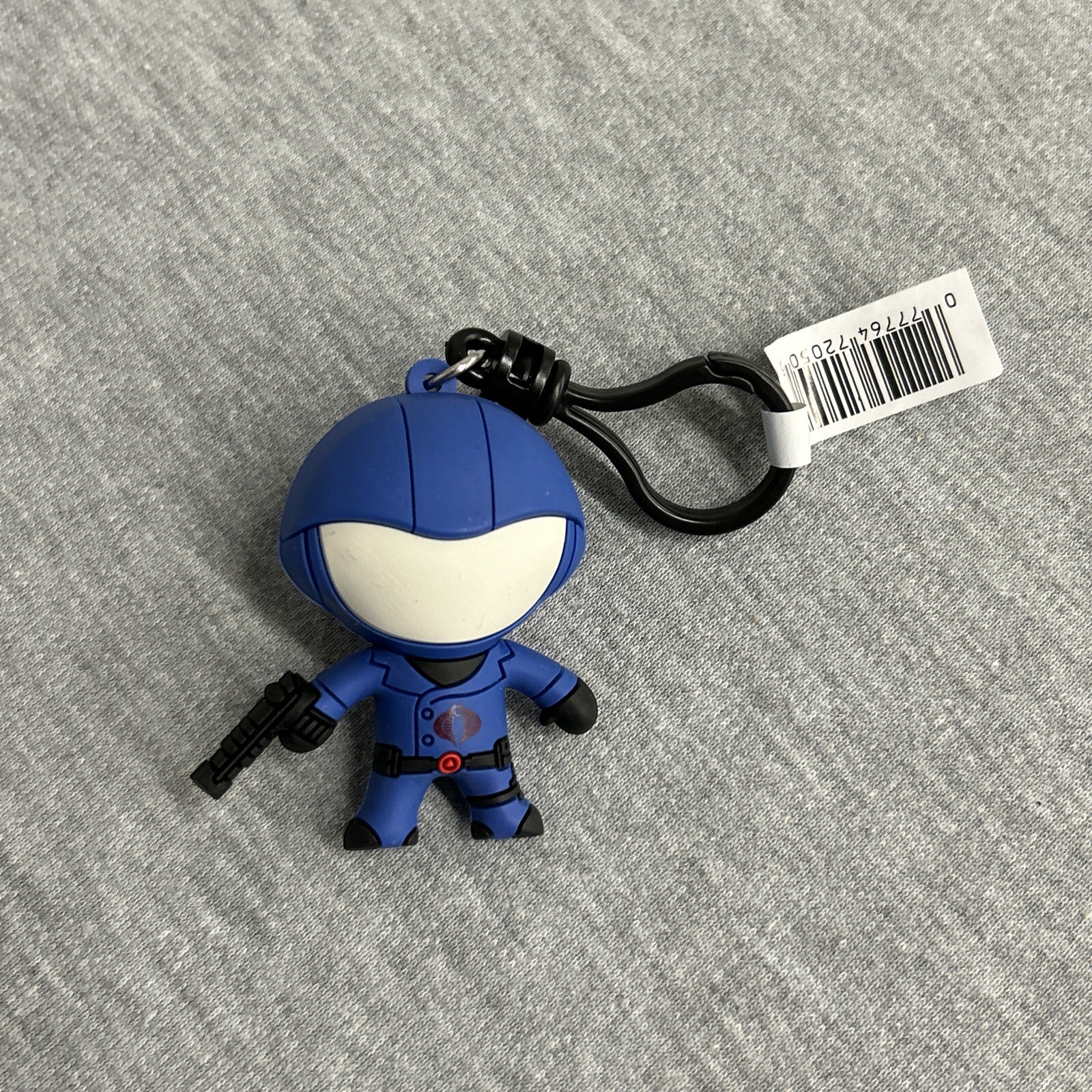 G.I. Joe - Hasbro - 3D Figural Bag Clip Key Chain Cobra Commander