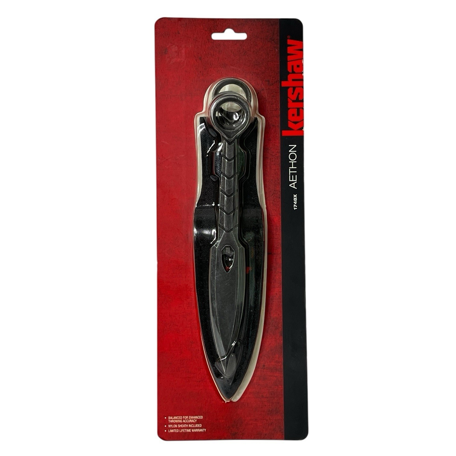 Kershaw Aethon Throwing Knives 1748X 3CR13 Black-Oxide BlackWash Finish