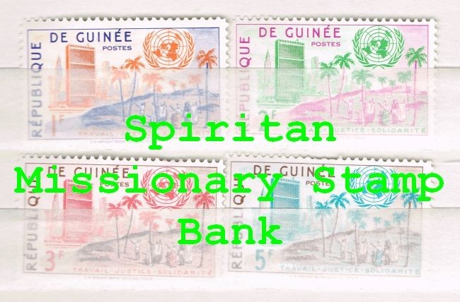 Guinee Stamps: 4 Mint Hinged Postage  (11-477)