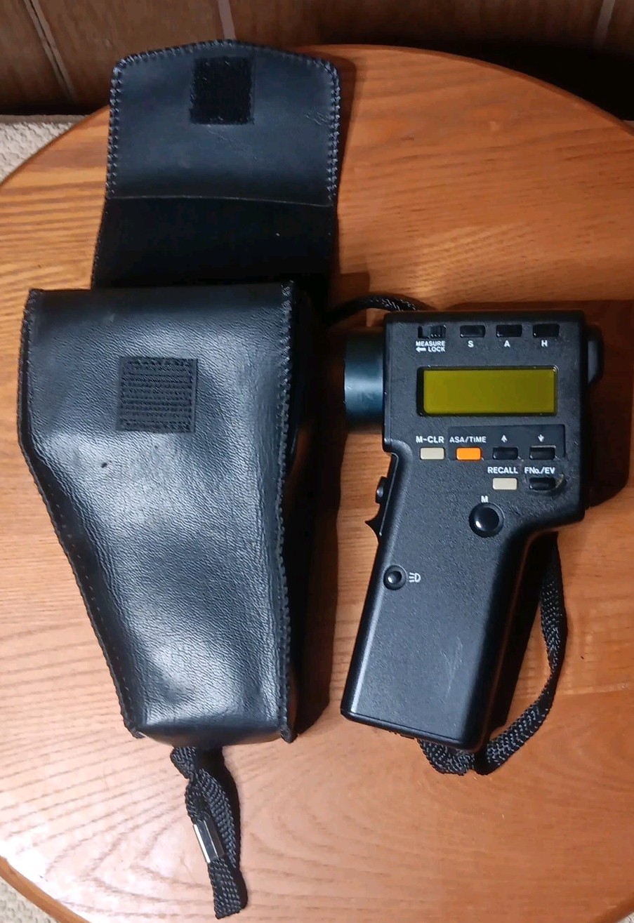 Minolta Spot meter M Digital Light Exposure Spot Meter From Japan Fully Function
