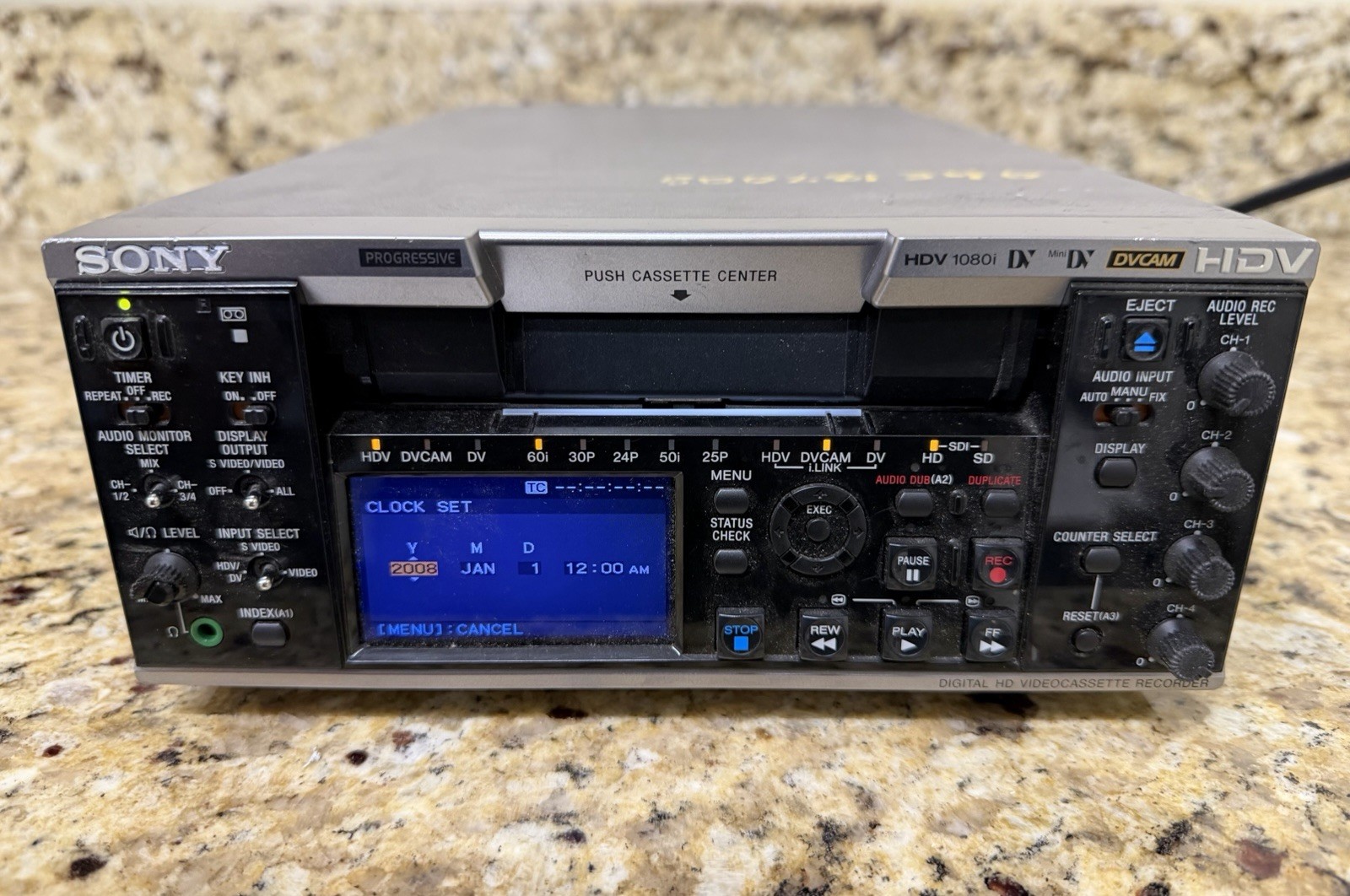 Sony HVR-M35U HDV 1080i MiniDV DVCAM Digital HD Videocassette Recorder - PARTS