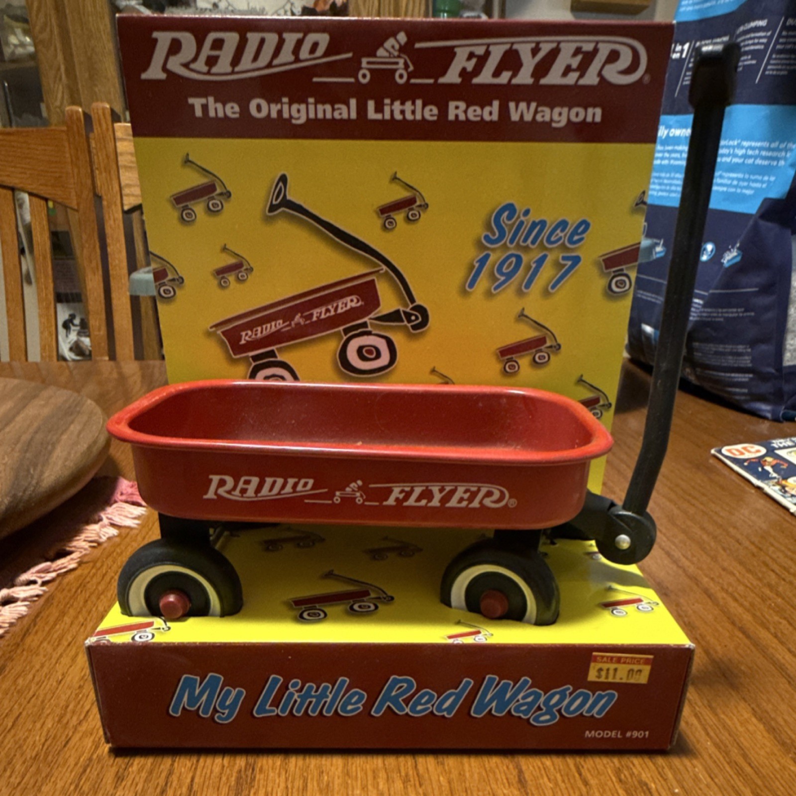Radio Flyer My Little Red Wagon Model 901 1917 Classic Toy with Original Box