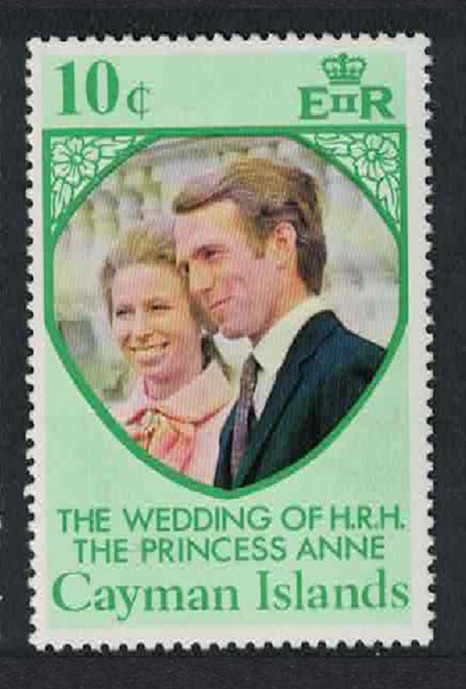 Cayman Is. Royal Wedding Princess Anne 10c 1973 MNH SG#336