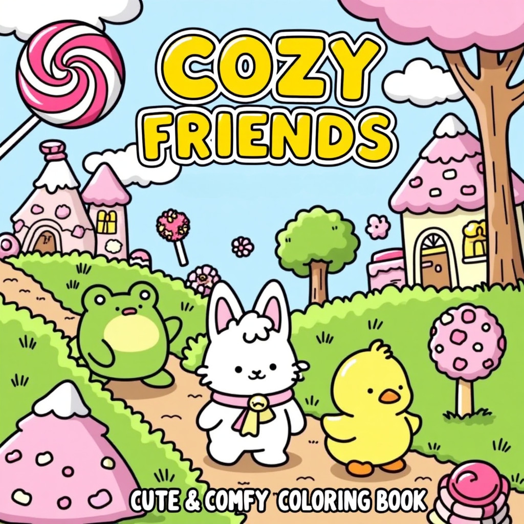 Calico Critters Cozy Friends Coloring Book (Paperback)