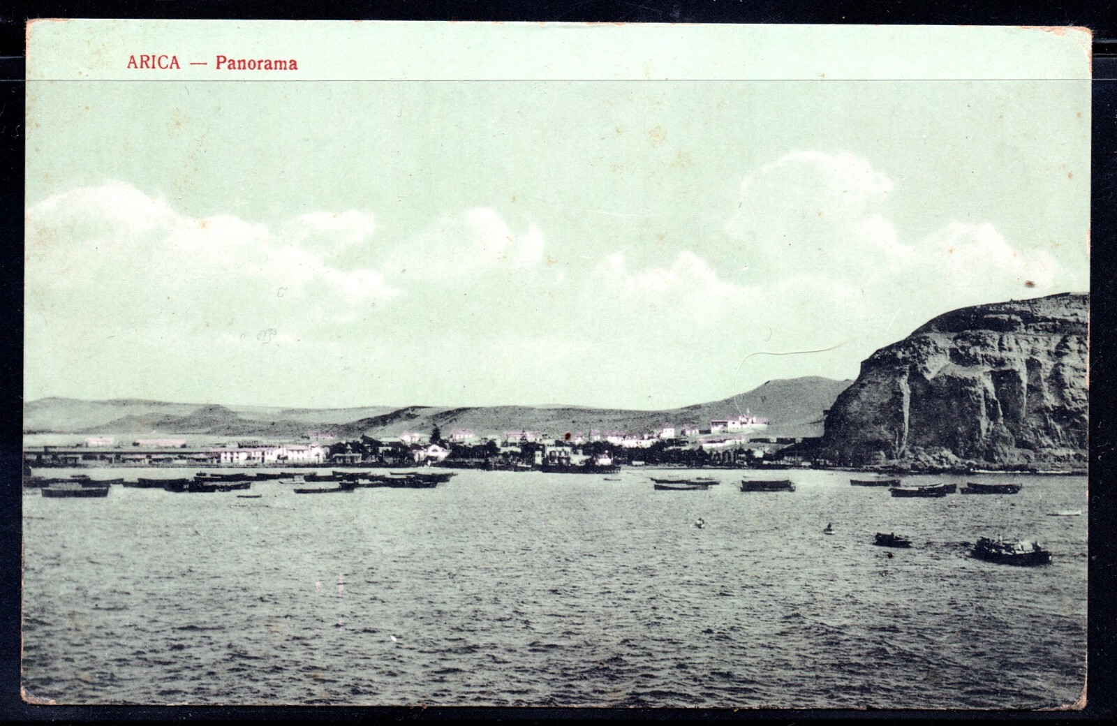 CHILE,  POSTAL, ARICA, PANORAMA, EDITOR A. MORICE