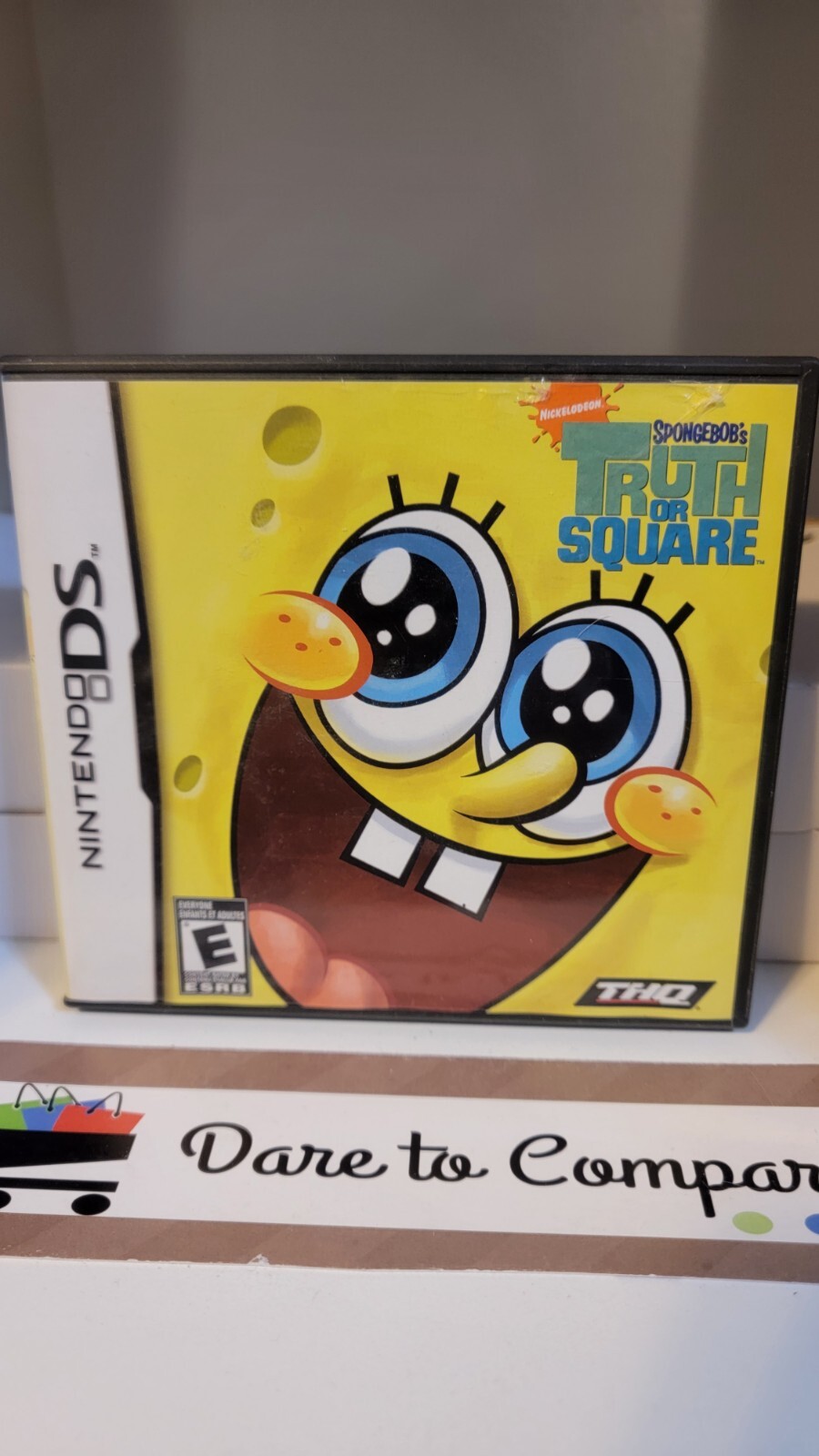 SpongeBob's Truth or Square (Nintendo DS, 2009) CIB Complete TESTED
