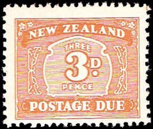 New Zealand #J25 MNH