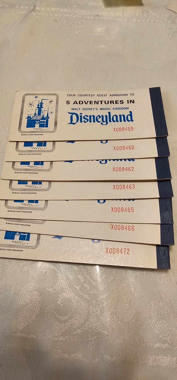 vintage Disneyland Tickets