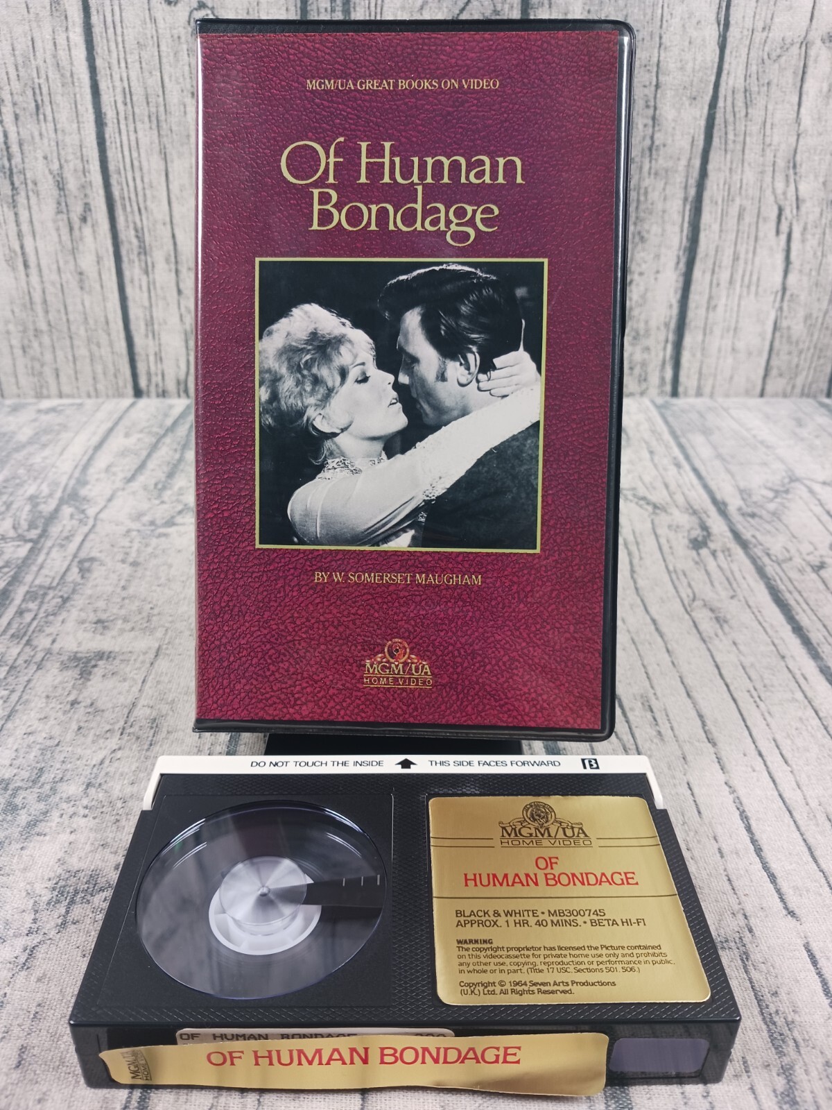Of Human Bondage (Betamax, 1986) Kim Novak, Laurence Harvey - Pre-owned, Good 
