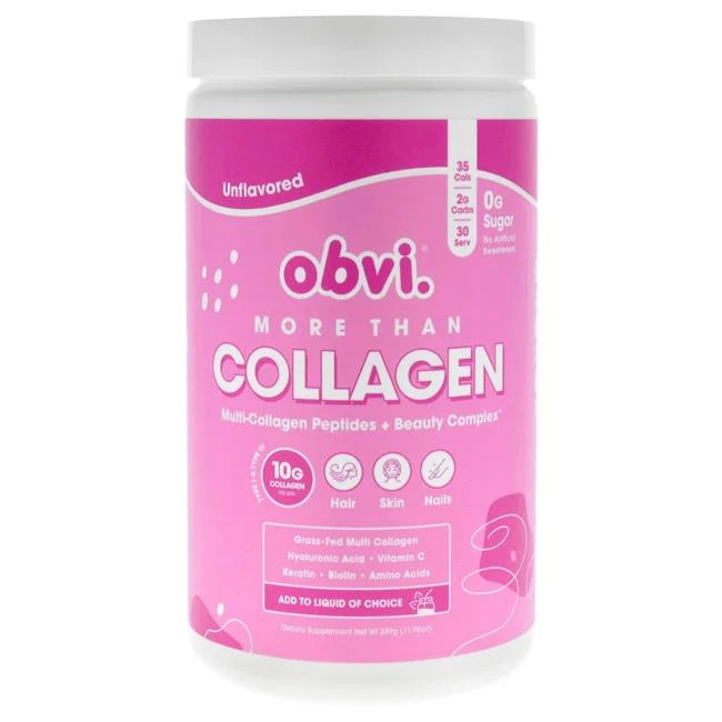 Obvi I0145101 11.96 oz More Than Collagen for Unisex - Unflavored