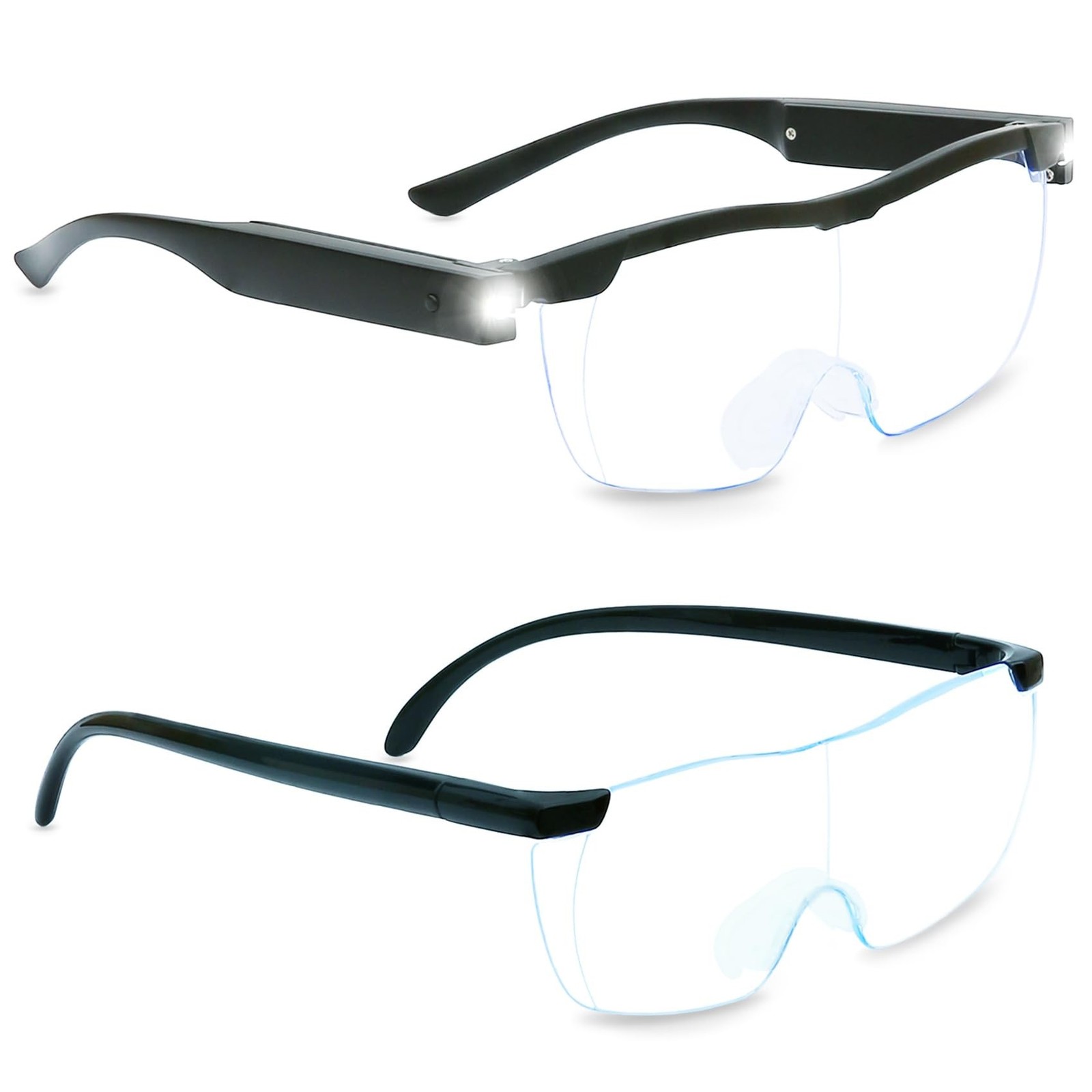 Magnifying Glasses with Light, LED Rechargeable Head Magnifier Glasses, Anti-...
