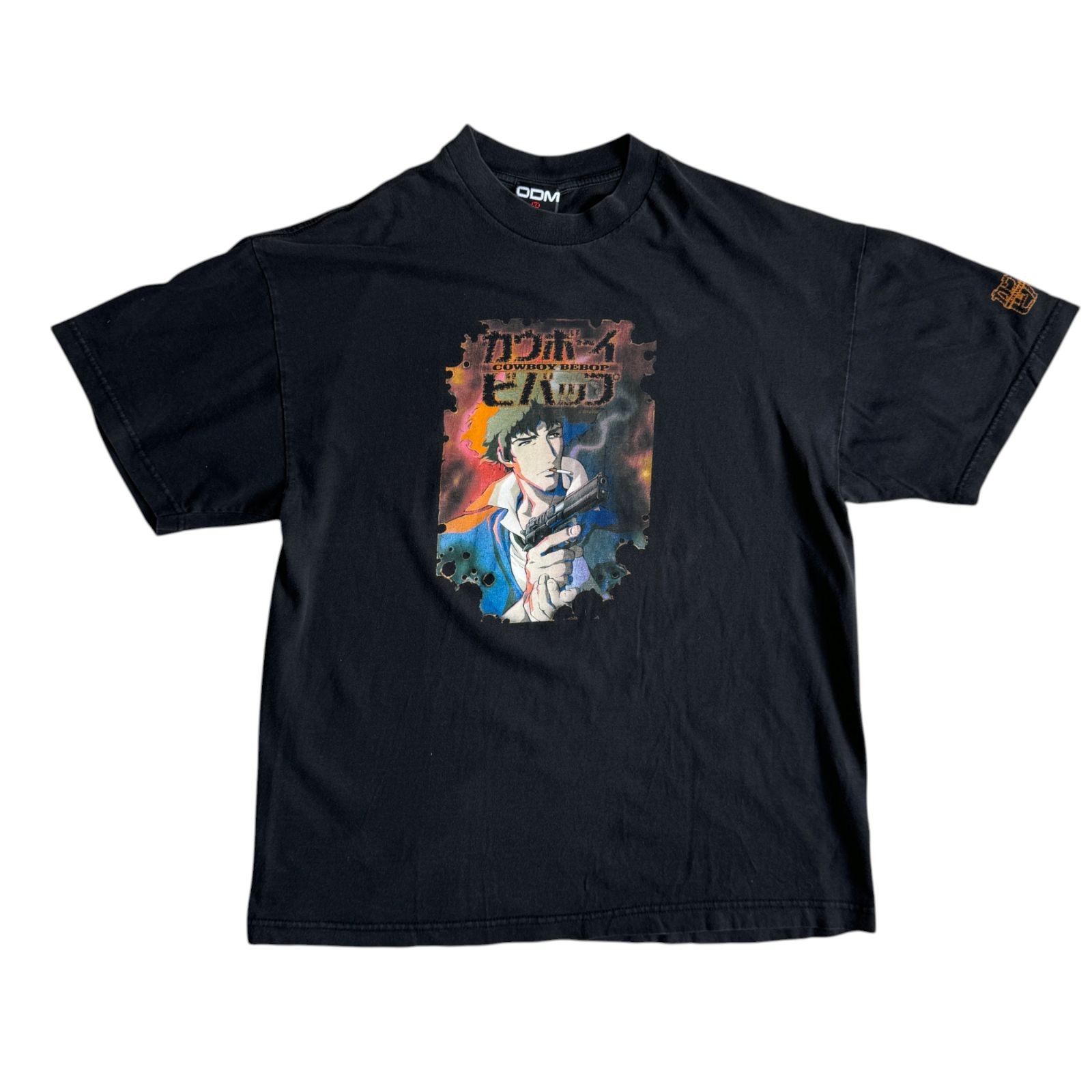 Cowboy Bebop Spike Spiegel Anime T-Shirt XL Black Vintage 90s-00s Used