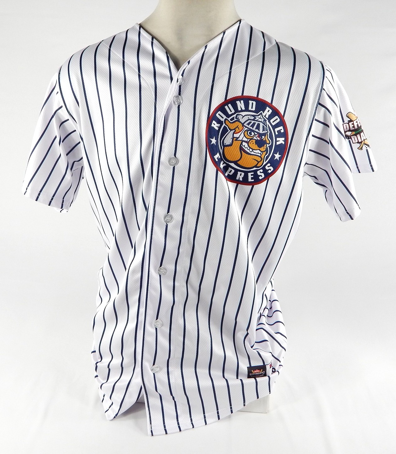 2023 Round Rock Express Spencer Howard #57 Game Used White Jersey Marvel 8