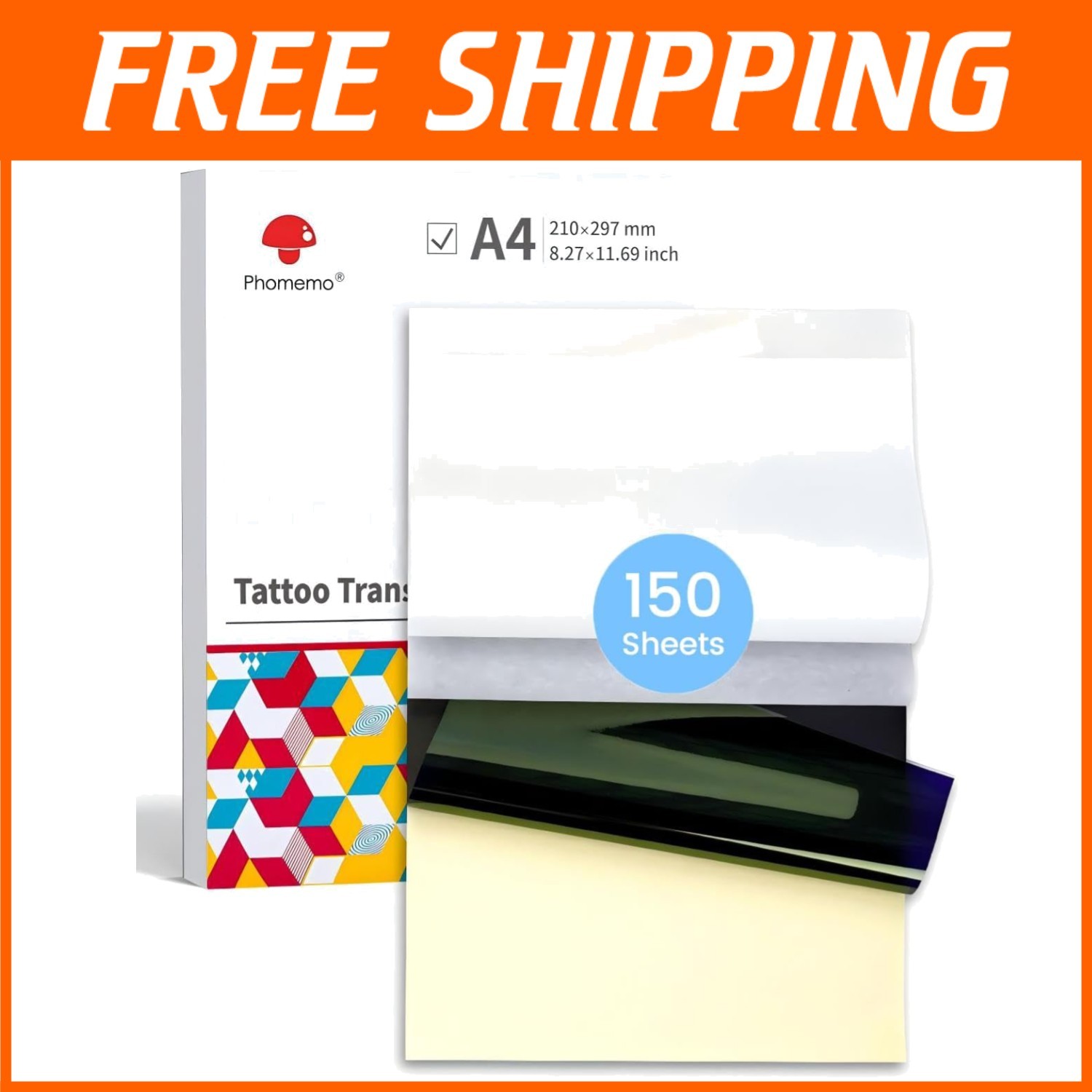 Tattoo Supplies - 150 Sheets A4 Size Transfer Paper