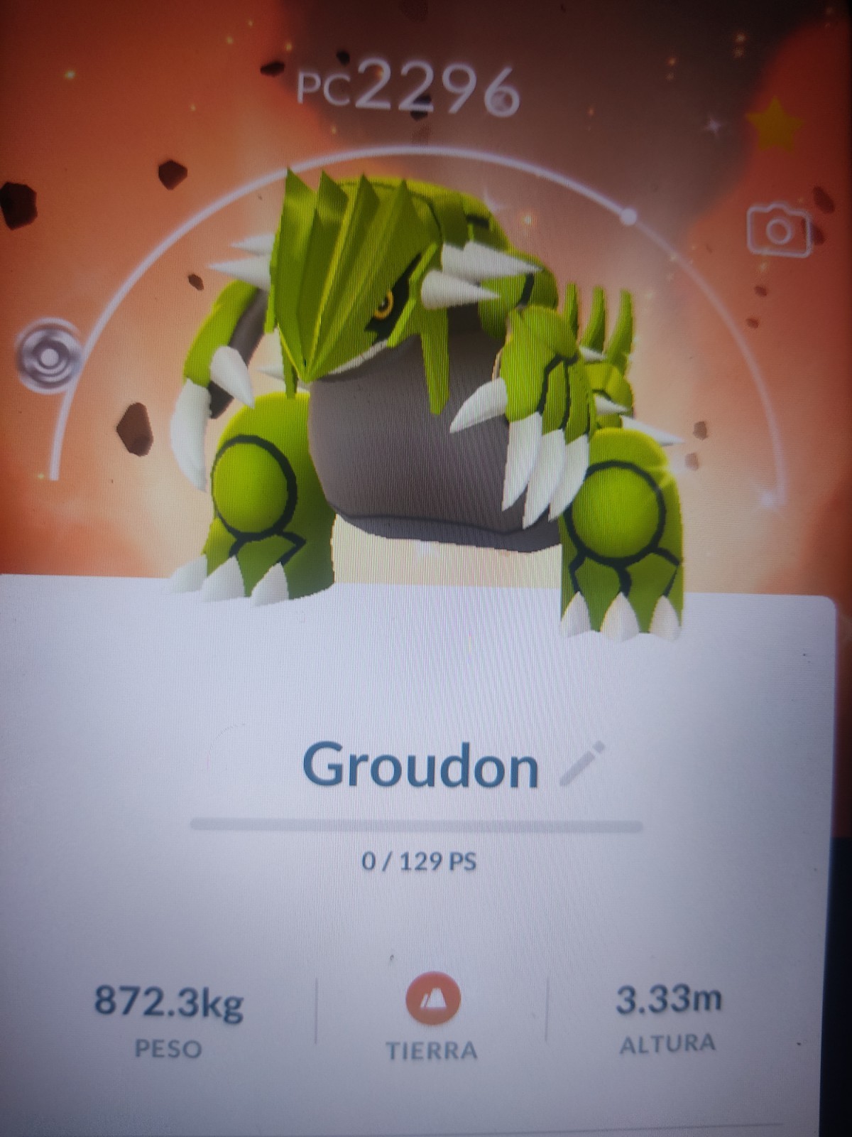 Groudon Shiny BG. I Can Fly. Registered