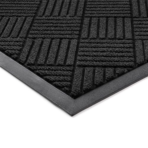 Front Door Mat, Heavy Duty Indoor Outdoor Doormat, 60" x 48" Low Profile 