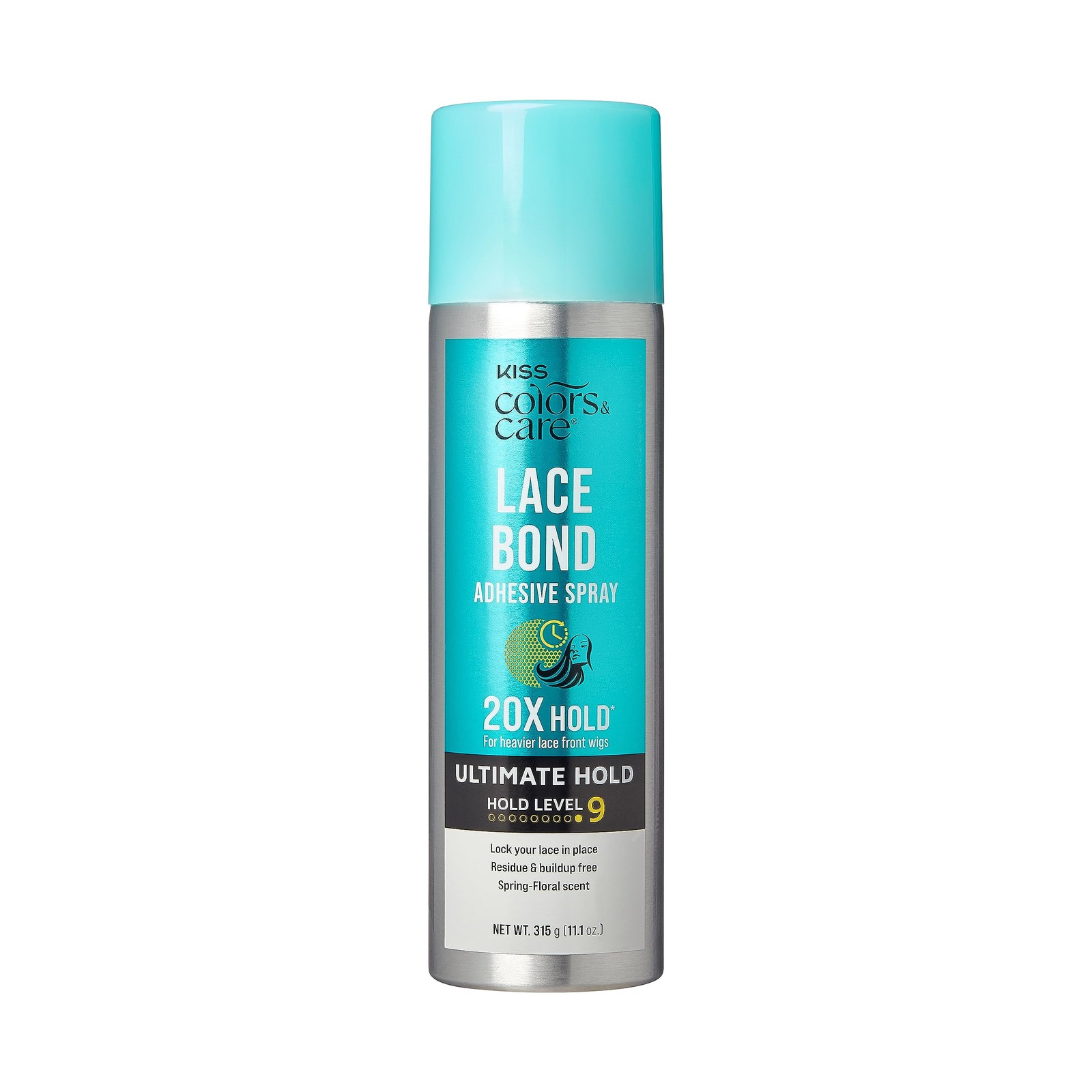 KISS Colors & Care Lace Bond Adhesive Spray Ultimate Hold 11.1 oz. - Clear 