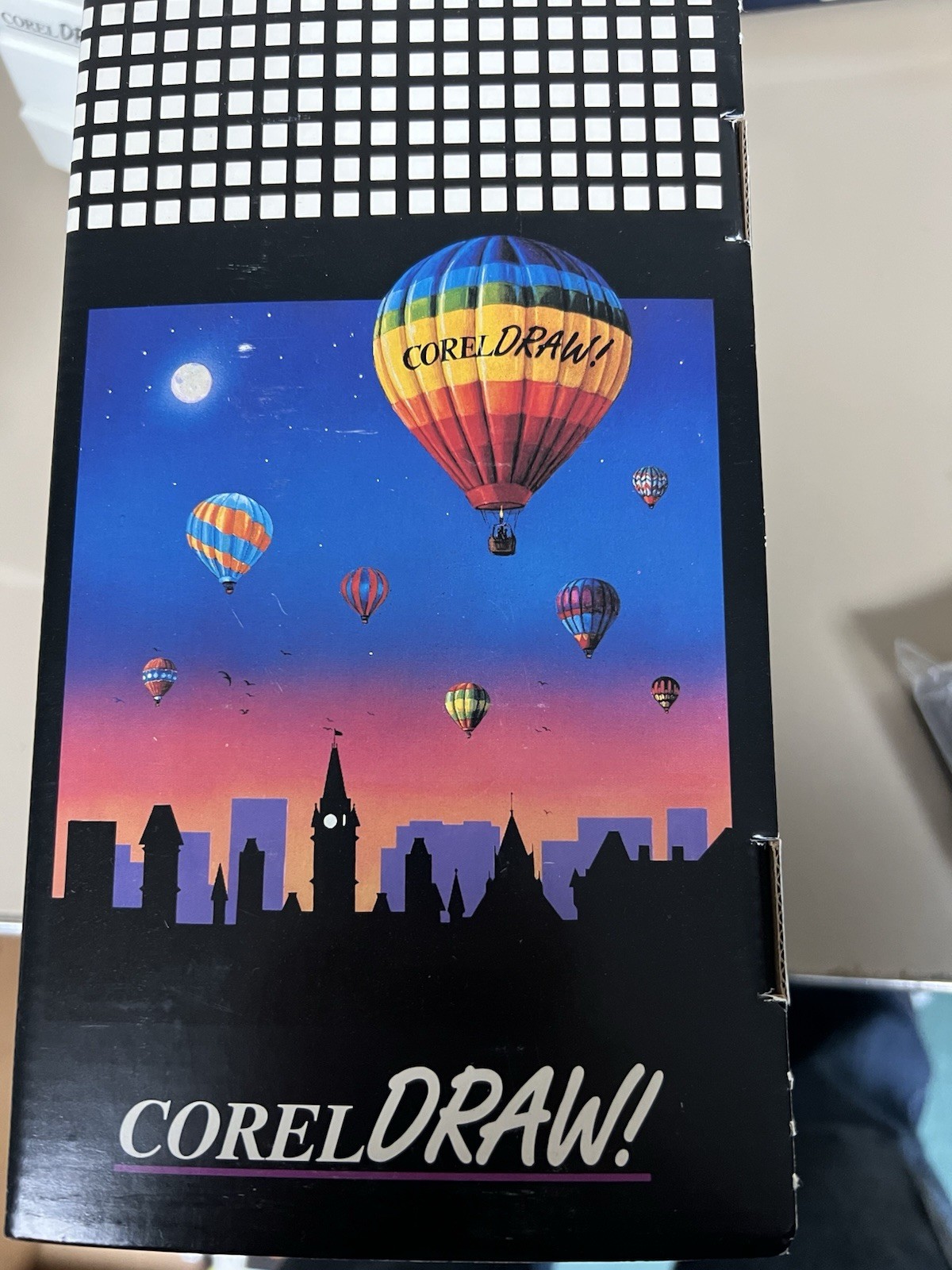 Vintage CorelDRAW 4 Complete Box Software Cds Manuals Floppy Disks Corel Ventura