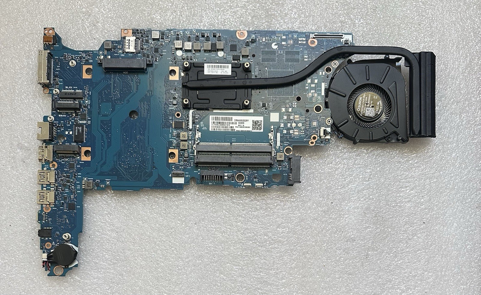 HP Probook 650 G5 Laptop Motherboard Intel Core i5-8265U 1.60GHz L58731-001