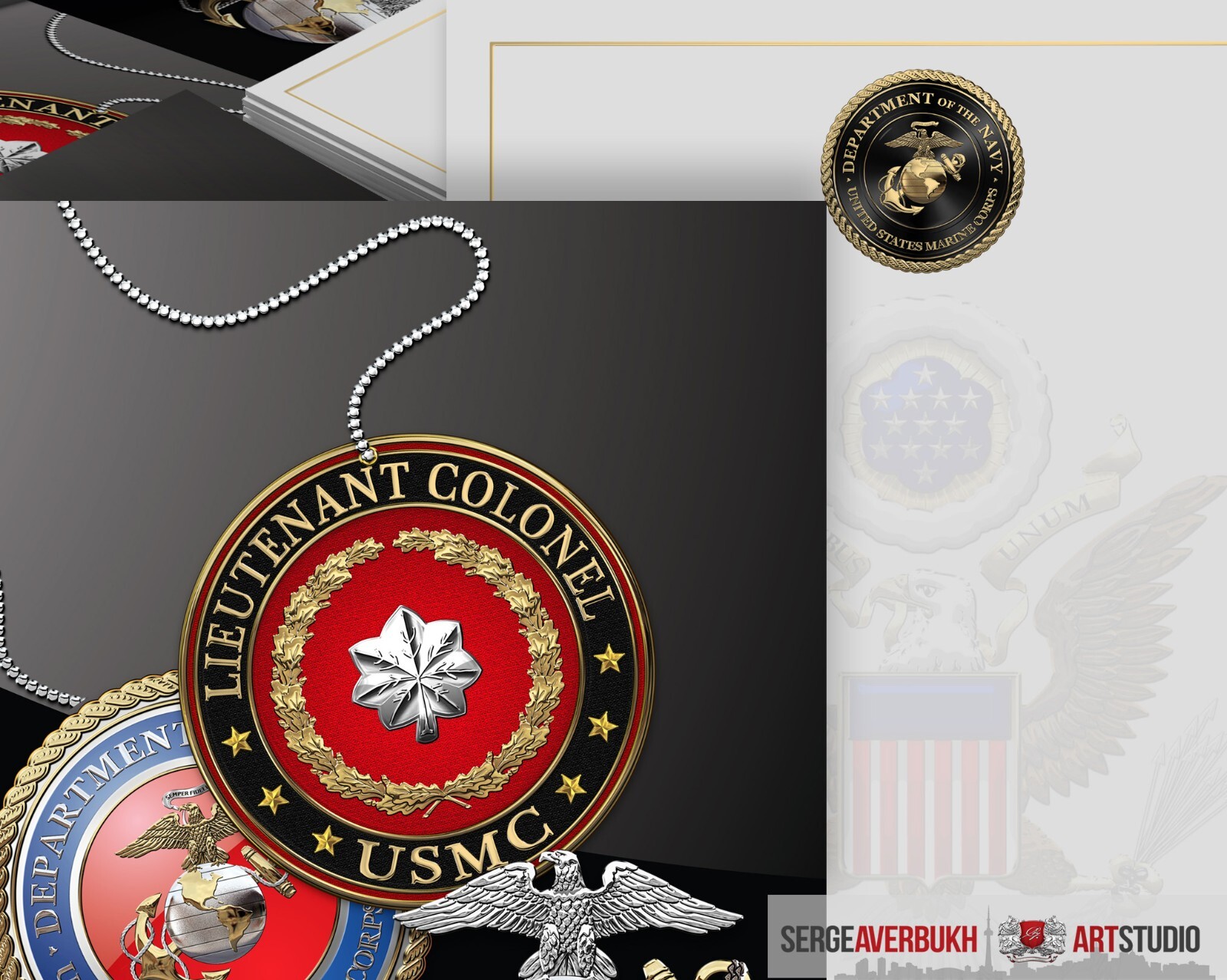 Customizable US Marine Lieutenant Colonel Invitation Template DIGITAL DOWNLOAD