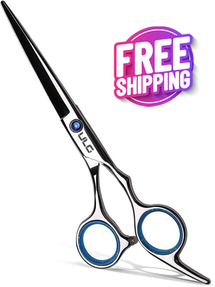 ULG Professional Hair Cutting Scissors 6.5" Right-Hand Barber Shears, Japanese