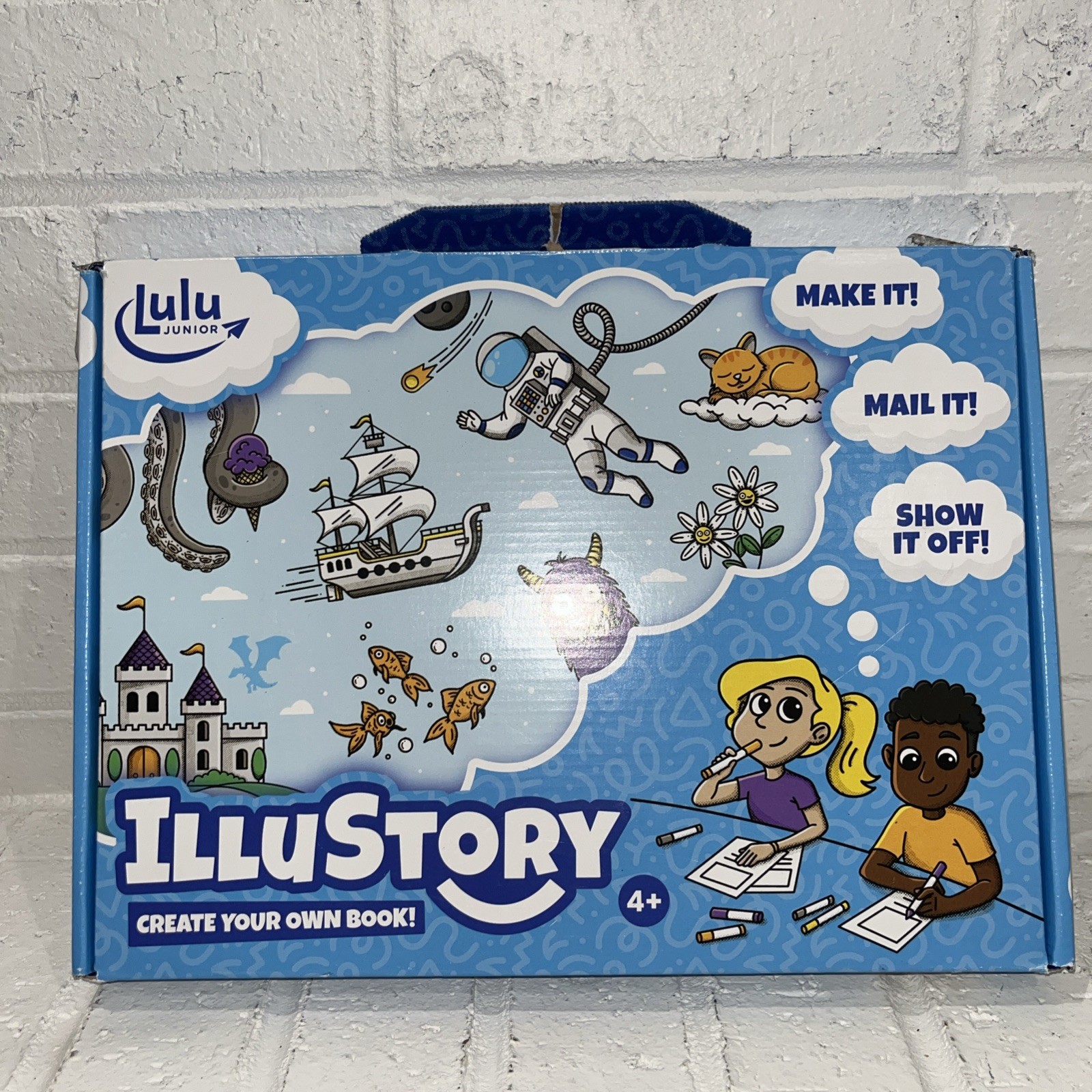 Lulu Jr IlluStory Make Your Own Hardbound Book Kit w/ Professional Printing T549