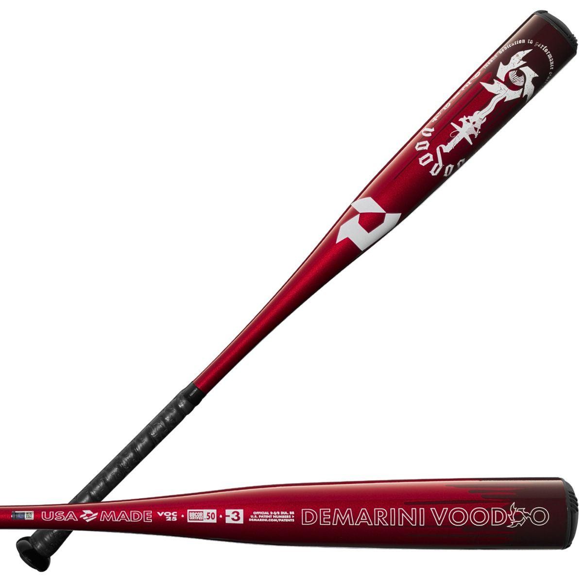DeMarini Voodoo One BBCOR Drop 3 Baseball Bat: WBD2527010 (32 In. 29 Oz.)