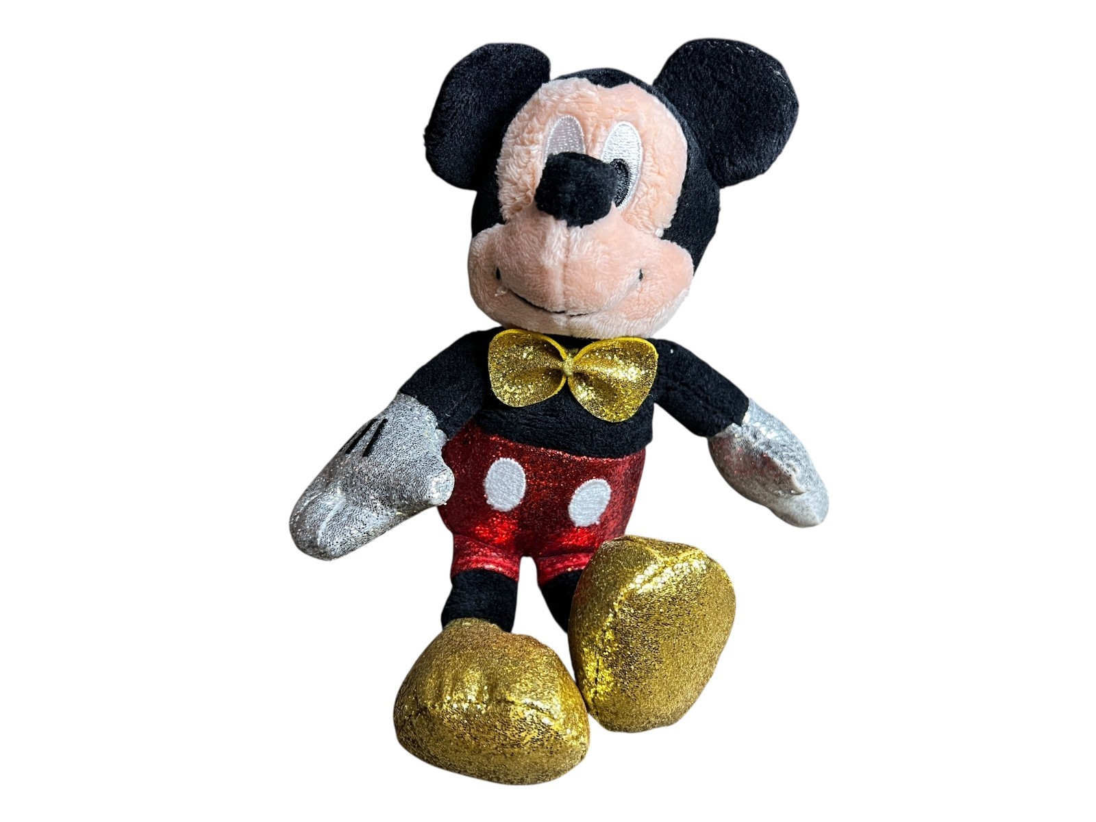 TY Beanie Baby Sparkle Mickey Mouse Disney 7in Plush Toy