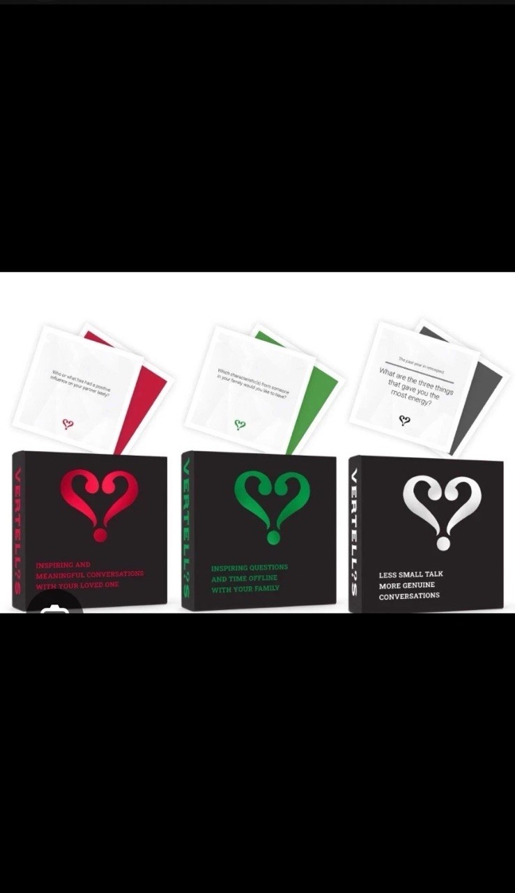 VERTELLIS GAME TRILOGY 3 Deck Bundle FAMILY RELATIONSHIP COUPLES KIDS EDITION