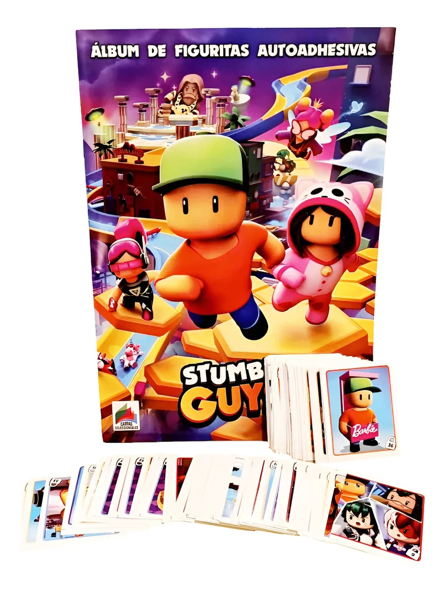 Álbum De Figuritas Stumble Guys Completo A Pegar de Argentina