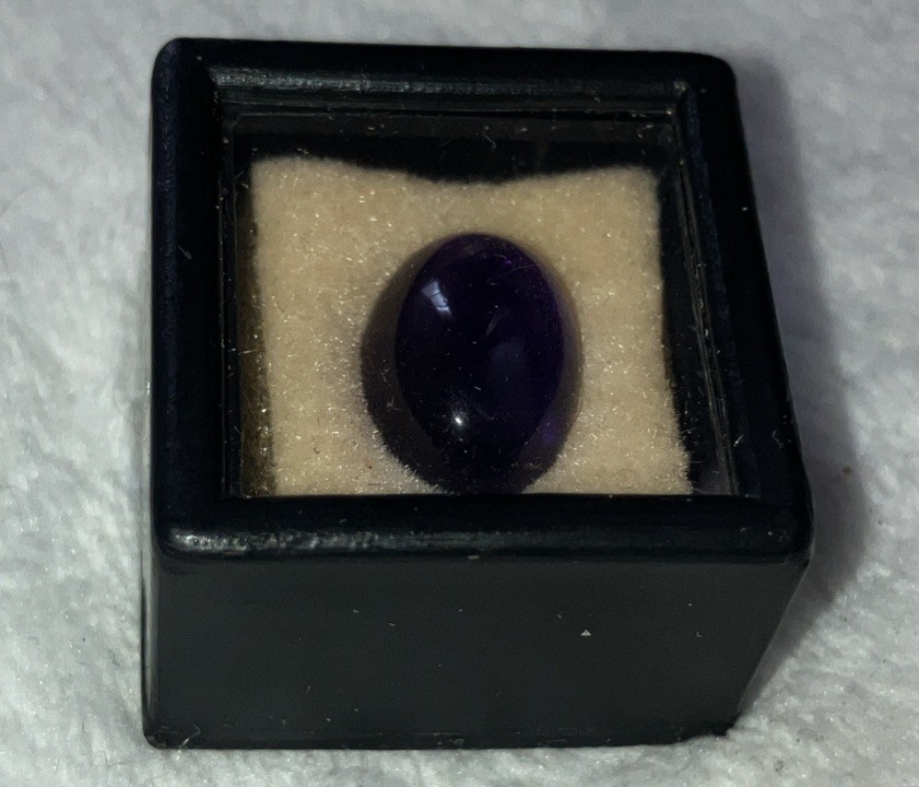 Antique Vtg Amethyst Loose Cut Gemstone 