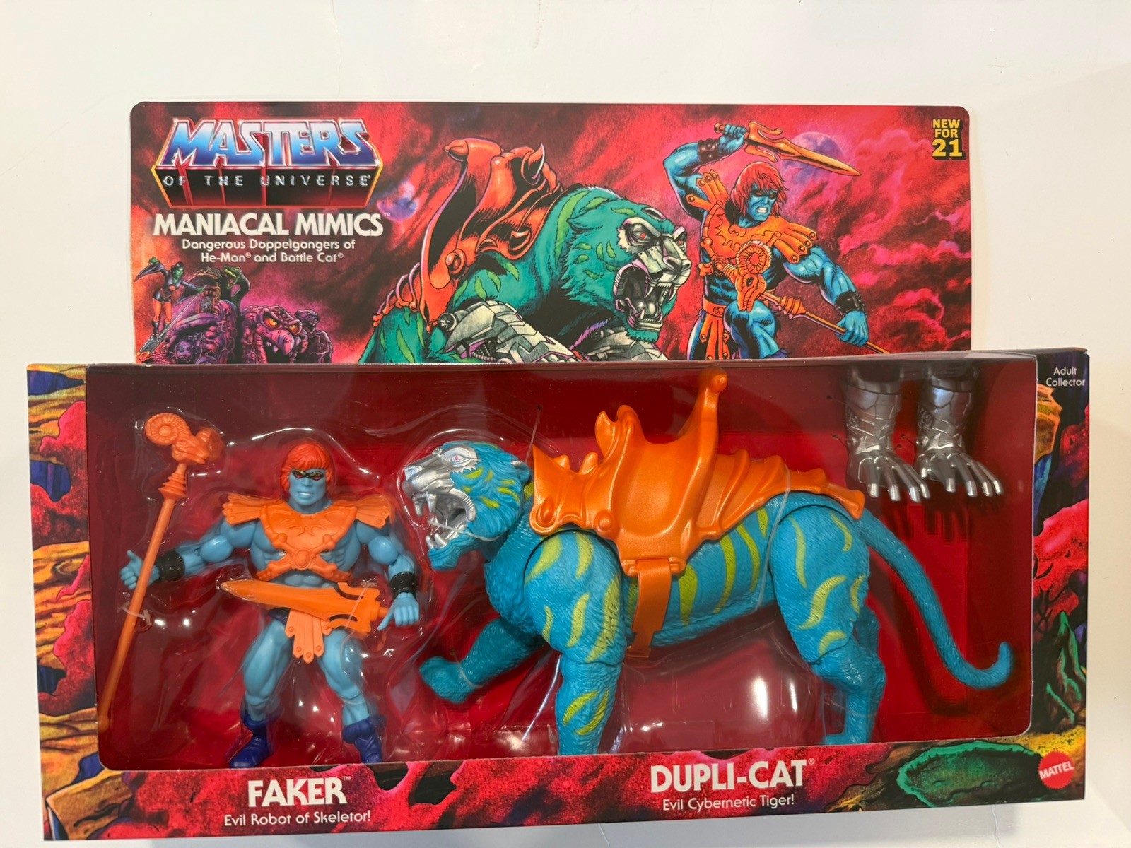FAKER DUPLI-CAT Masters Of The Universe Origins Maniacal Mimics Power-Con Leo