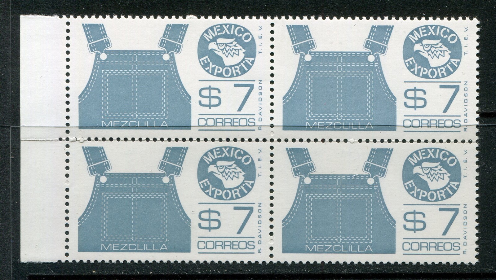 Mexico #1122a Overalls $7 [Mint Never Hinged]