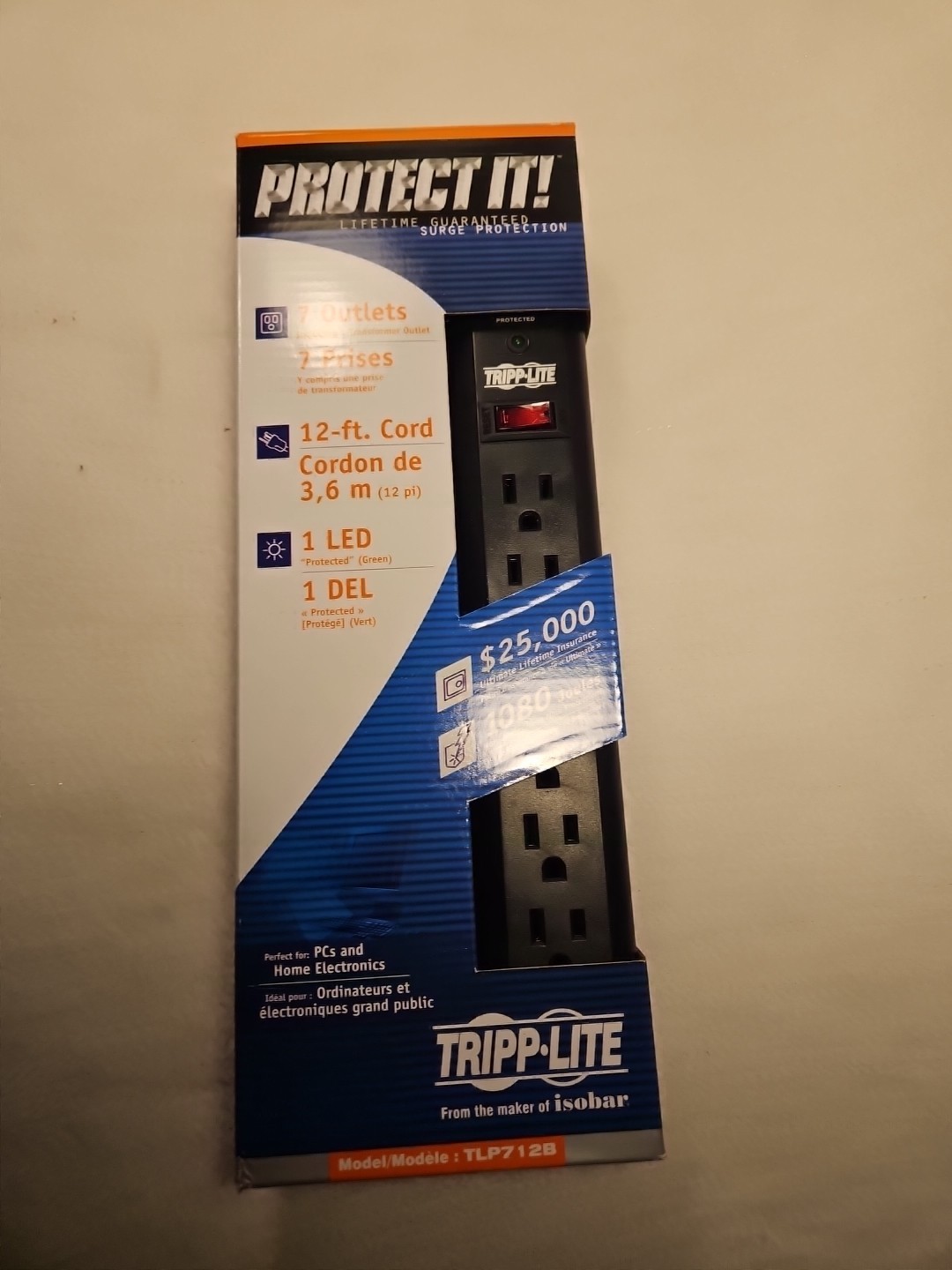 Tripp Lite TLP712B Surge Protector