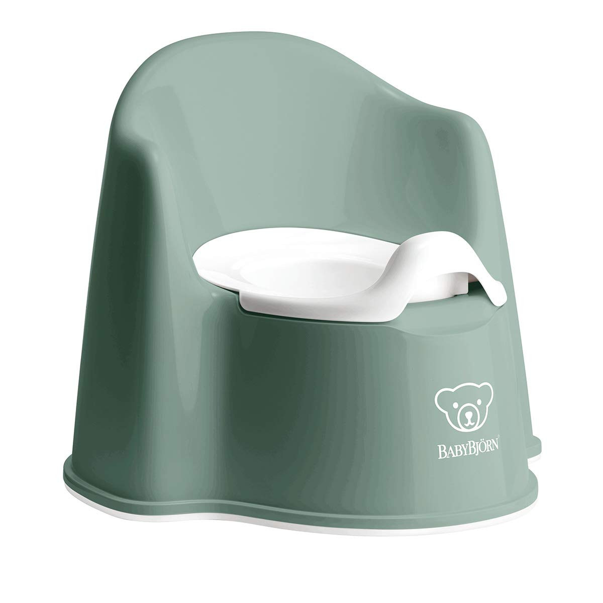 Potty Chair, Deep Green/White