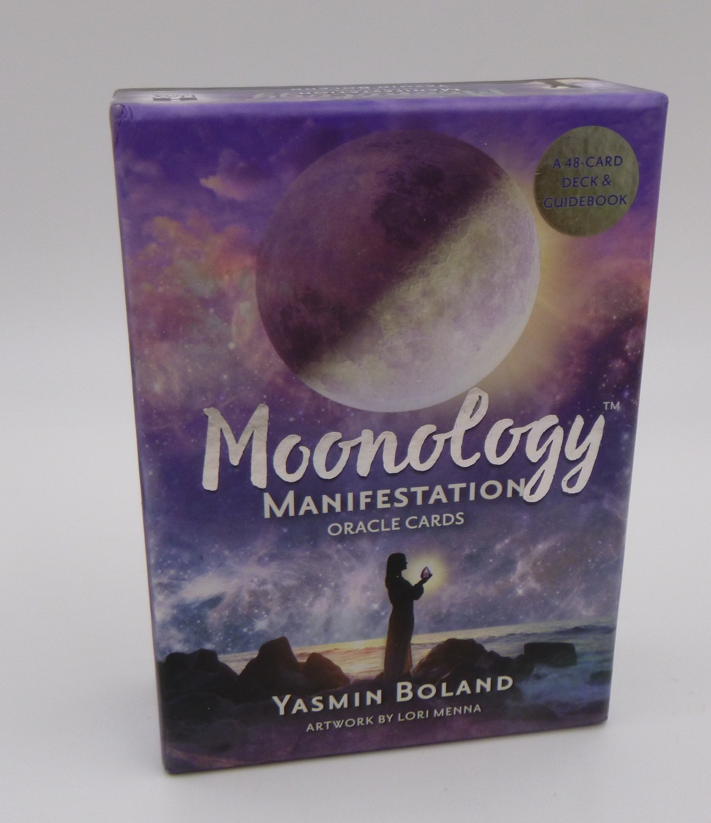 Moonology Manifestation Oracle: A 48-Card Deck and Guidebook by Yasmin Boland